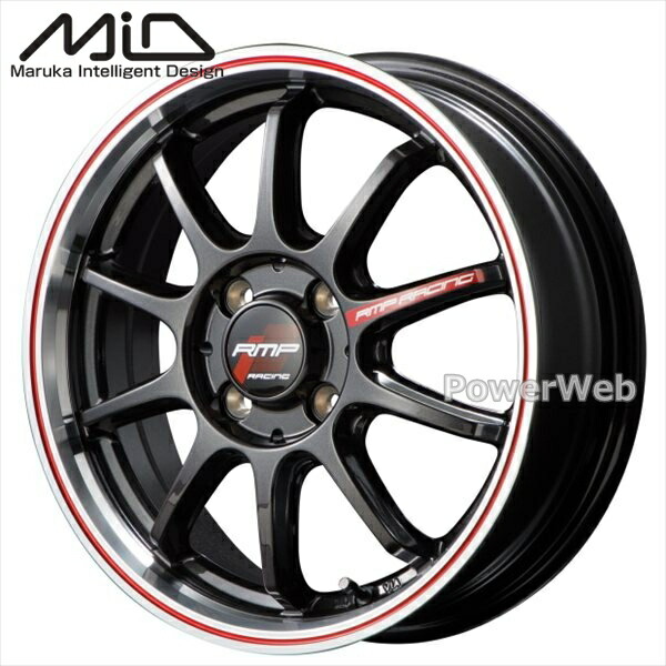 楽天市場】MID RACING R06 16インチ 7.0J PCD:100 穴数:4 inset