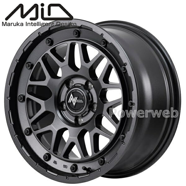 MID NITRO POWER M29 STINGER 17インチ 7.0J PCD:114.3 穴数:5 inset:42 バレルブラック [ホイール1本]｜PowerWeb