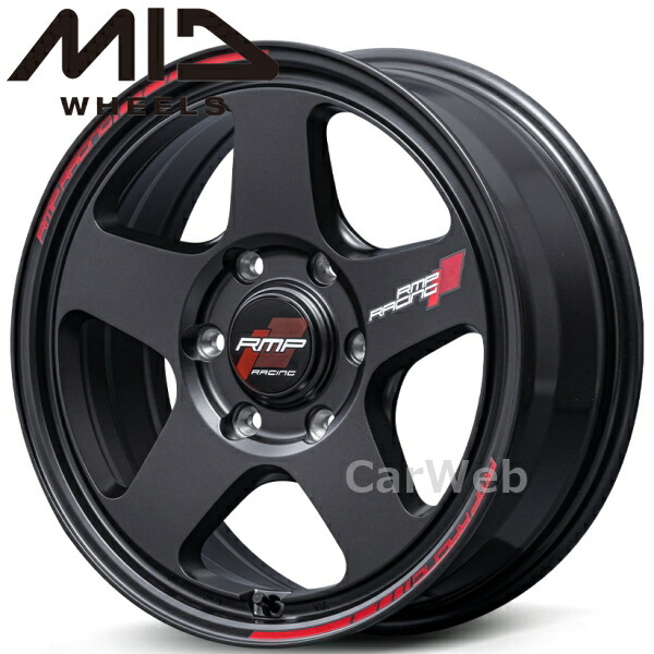 MID RMP Racing TR50 17インチ 6.5J PCD:139.7 穴数:6 inset:38 ターマックブラック [ホイール1本]