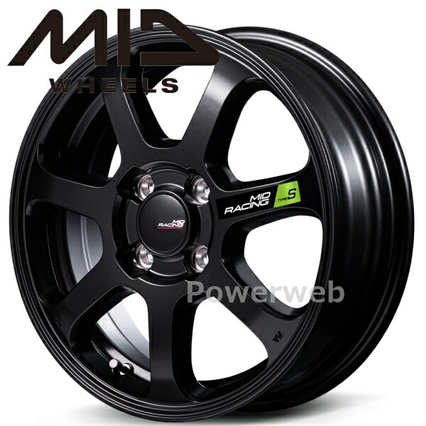 楽天市場】MID RACING R06 15インチ 7.0J PCD:100 穴数:4 inset:35