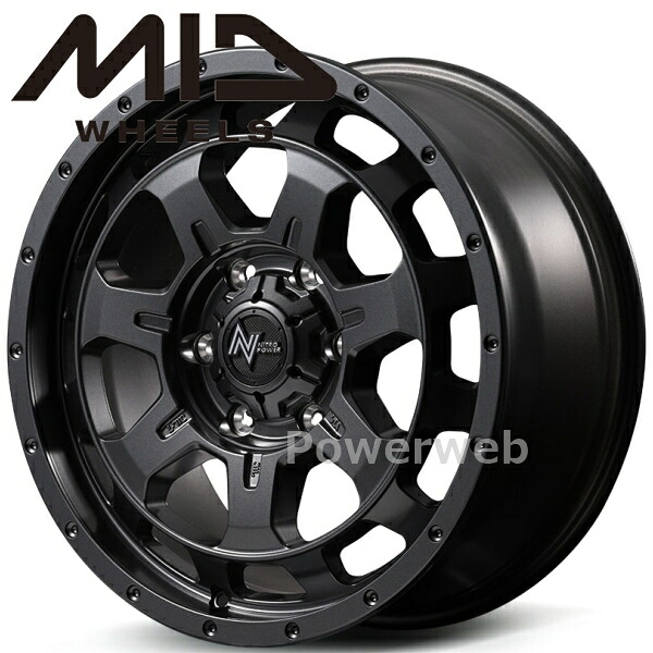 NITRO POWER M7 PHALANX 17インチ 7.0J PCD:114.3 穴数:5 inset:42 バレルブラック (ナイトロパワー ファランクス) [ホイール1本]