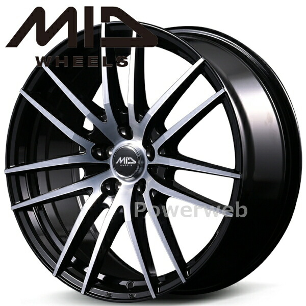 楽天市場】[ホイール1本(単品)] MID WHEELS RX14 19インチ×7.0J