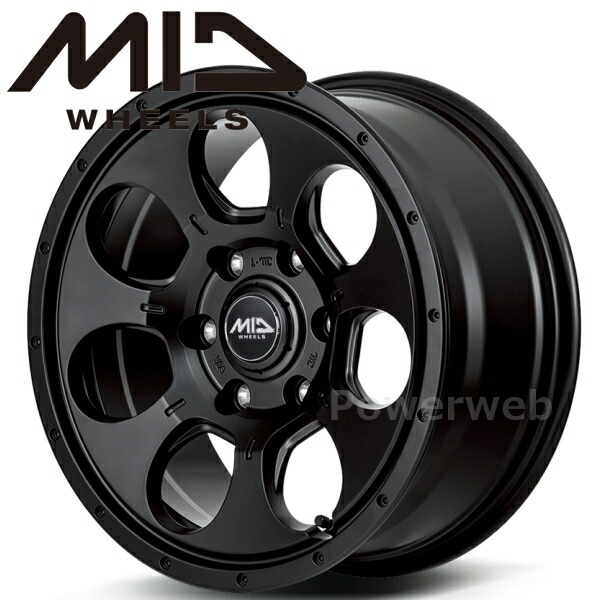 楽天市場】ホイール4本セット MID ROAD MAX MUD AGENT (SGB) 16インチ