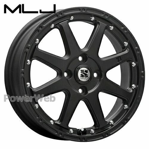 MLJ エクストリームJ XJ04 4.5J-14インチ (43) 4H/PCD100 ホイール4本セット マットブロンズ／ブラックリム XTREME-J mlj xj04 14 4.5の通販