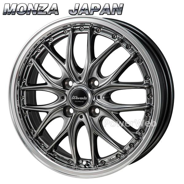 MONZA JAPAN ワーウィック ハーベル 4本セット ホイール レガシィアウトバック BP系 WH-05 モンツァ ジャパン Warwic HARVEL アルミ 1台分 MONZA JAPAN ワーウィック ハーベル 4本セット ホイール スイフト