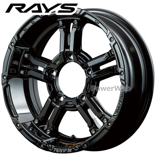 RAYS DAYTONA FDX-J collection (デイトナ FDX-J コレクション) ブラック (BNN) 16インチ 5.5J PCD:139.7 穴数:5 inset:20 [ホイール4本セット]｜PowerWeb