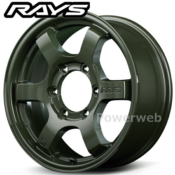 RAYS gram LIGHTS 57DR-X Limited Edition 16インチ 8.0J PCD:139.7 穴数:6 inset:20 ジャングルグリーン (DXZ) [ホイール4本セット]