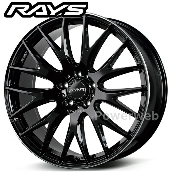 楽天市場】RAYS HOMURA 2x10BD BLACK CLEAR EDITION 20インチ