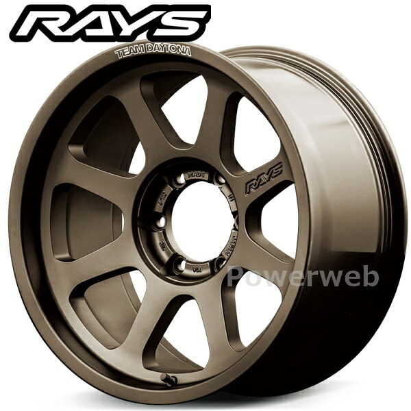 RAYS DAYTONA D108 18インチ 8.0J PCD:139.7 穴数:6 inset:20 ダークブロンズ (JPJ) [ホイール4本セット]｜PowerWeb 102,520円