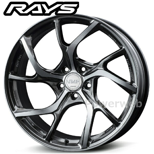 RAYS VMF C-01 20インチ 9.0J PCD:114.3 穴数:5 inset:37 ダイヤモンドカット/シャイニングブラックメタル (HX) [ホイール1本]