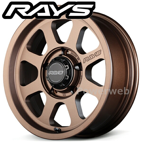 RAYS DAYTONA D108 16インチ 6.0J PCD:139.7 穴数:5 inset:-5 ダークブロンズ (JPJ) [ホイール4本セット]