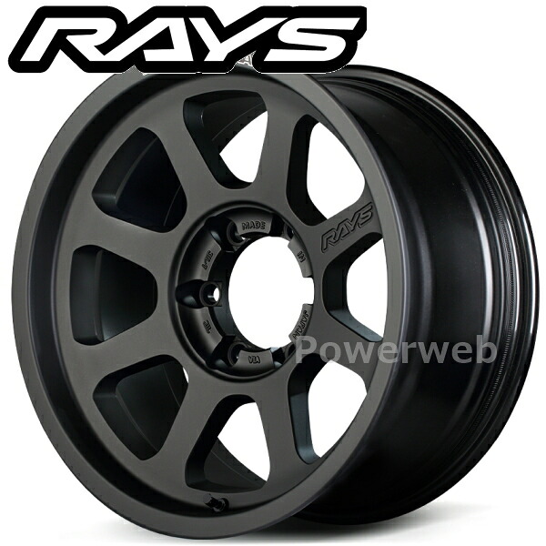 RAYS DAYTONA D108 17インチ 8.0J PCD:139.7 穴数:6 inset:20 マットブラック (BPJ) [ホイール1本]