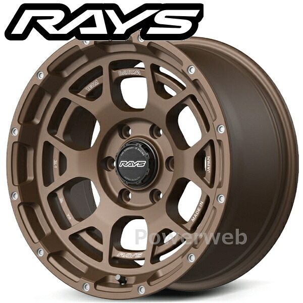RAYS DAYTONA M6 18インチ 9.0J PCD:139.7 穴数:6 inset:0 ダークブロンズ (JPL) (デイトナ) [ホイール1本]｜PowerWeb