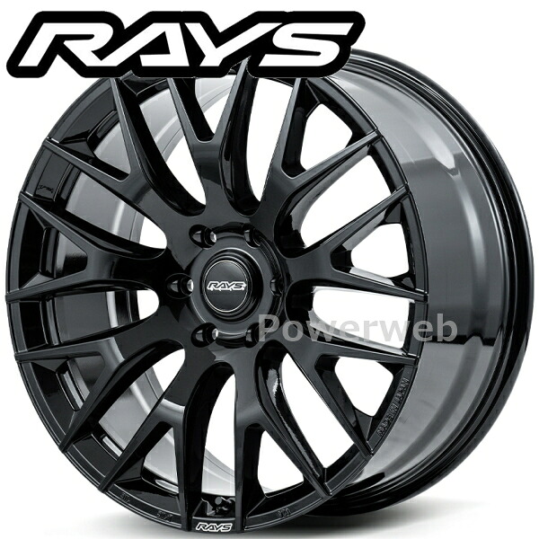 RAYS HOMURA 2x9R 20インチ 9.0J PCD:139.7 穴数:6 inset:55 グロッシーブラック (BNJ) (レイズ ホムラ 2×9R) [ホイール4本セット]