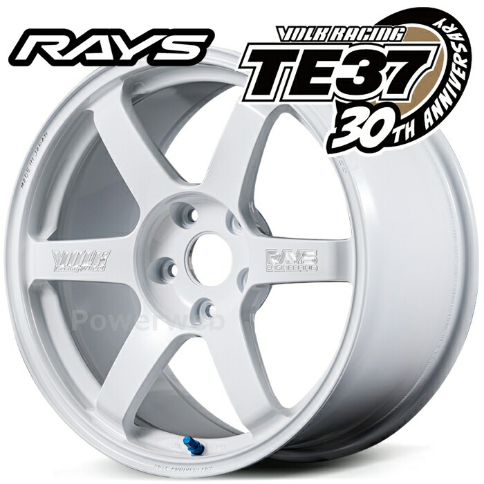 RAYS TE37 30周年限定モデル VOLK RACING TE37 SAGA S-plus 30th MACHINING Ver. 17インチ 7.0J PCD:100 穴数:4 inset:45 ホワイト (WH) (レイズ ボルクレーシング TE37 サーガ Sプラス マシニングバージョン) [ホイール1本] 43,860円