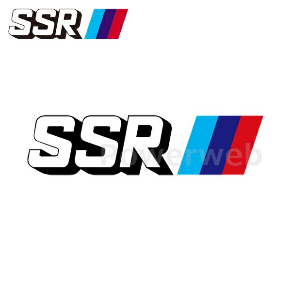 楽天市場】PARTS248 SSR GTV SSR ステッカー W60×H15 1枚