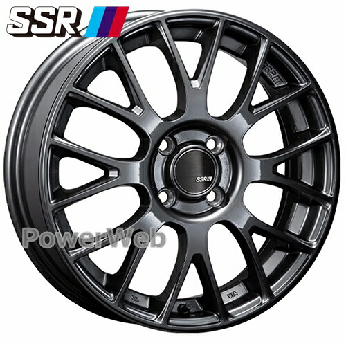 SSR GTV04 16インチ 5.0J PCD:100 穴数:4 inset:48 メタリックグレー [ホイール1本]｜PowerWeb 18,270円