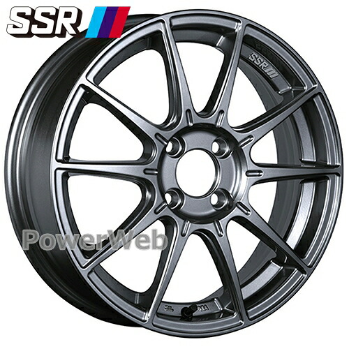 SSR GTX01 17インチ 7.0J PCD:100 穴数:4 inset:42 ダークシルバー [ホイール1本]｜PowerWeb