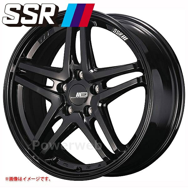 SSR GTV06 15インチ 4.5J PCD:100 穴数:4 inset:45 グロスブラック [ホイール4本セット]