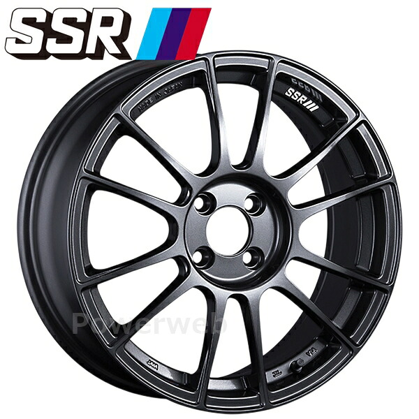 SSR GTX04 15インチ 7.0J PCD:100 穴数:4 inset:38 ダークガンメタ [ホイール4本セット]｜PowerWeb