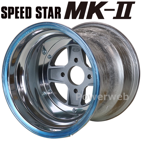 【楽天市場】SPEED STAR MK-II 14インチ 10.0J PCD:114.3 4H -38 