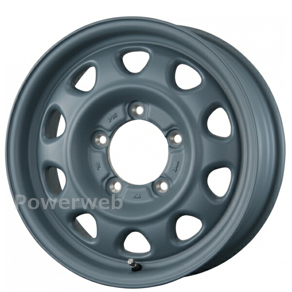 TOPY LANDFOOT SWZ 16インチ 5.5J PCD:139.7 穴数:5 inset:20 エーエフグレイ (AG) トピー ランドフット [ホイール1本]｜PowerWeb
