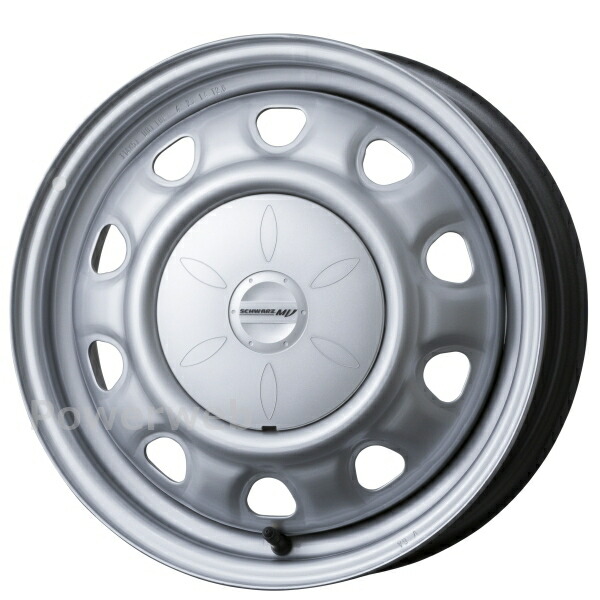 TOPY シュヴァルツMV PCDマルチ MV6A 14インチ 5.0J PCD:100/114.3 穴数:8 inset:38.5 シルバー (S) トピー スチールホイール [ホイール4本セット]｜PowerWeb