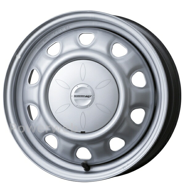 TOPY シュヴァルツMV PCDマルチ MV8A 14インチ 5.5J PCD:100/114.3 穴数:8 inset:38.5 シルバー (S) トピー スチールホイール [ホイール4本セット]｜PowerWeb