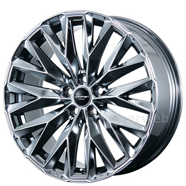 楽天市場】[ホイールのみ単品4本セット] TOPY DORFREN HYVAA 20