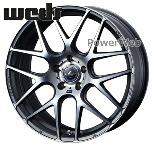 LEONIS NAVIA 06 (レオニス ナヴィア06) 19インチ 8.0J PCD:114.3 穴数:5 inset:43 マットガンメタマシニングカット Weds [ホイール単品4本セット]｜PowerWeb