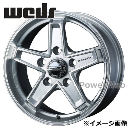 KEELER TACTICS 17インチ 7.5J PCD:127 穴数:5 inset:38 ハイパーシルバー (キーラー タクティクス) Weds [ホイール1本単位]｜PowerWeb