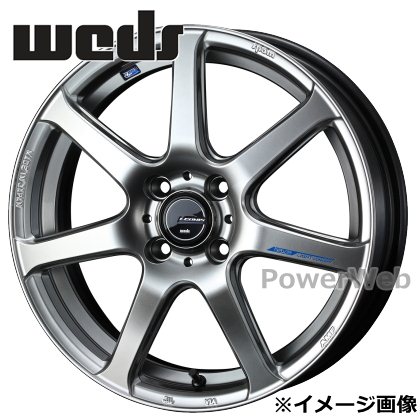 LEONIS NAVIA 07 16インチ 6.0J PCD:100 穴数:4 inset:45 ハイパーシルバーブラック (レオニス ナヴィア 07) Weds [ホイール1本単位]｜PowerWeb