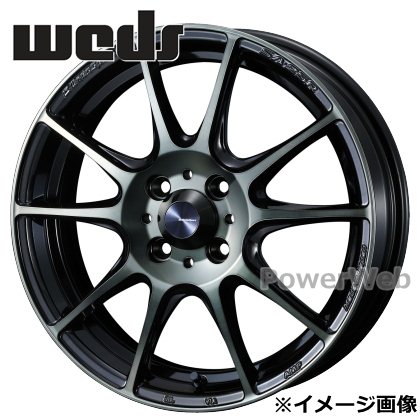 WedsSport SA25R 16インチ 6.5J PCD:100 穴数:4 inset:50 ウォースブラッククリアー (ウェッズスポーツ SA-25R) Weds [ホイール1本単位]｜PowerWeb