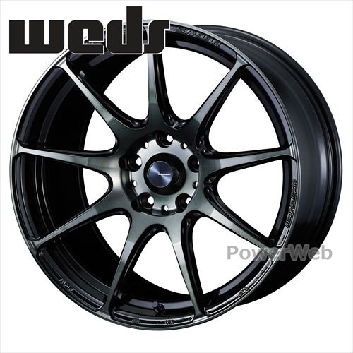 WedsSport SA99R (SA-99R) 16インチ 6.5J PCD:100 穴数:4 inset:42 ウォースブラッククリアー (WBC) Weds [ホイール1本]｜PowerWeb