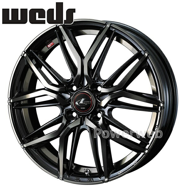 LEONIS LM (レオニス LM) 16インチ 6.0J PCD:100 穴数:4 inset:50 パールブラック/ミラーカット/チタントップ (PBMC/TI) [ホイール1本] Weds｜PowerWeb