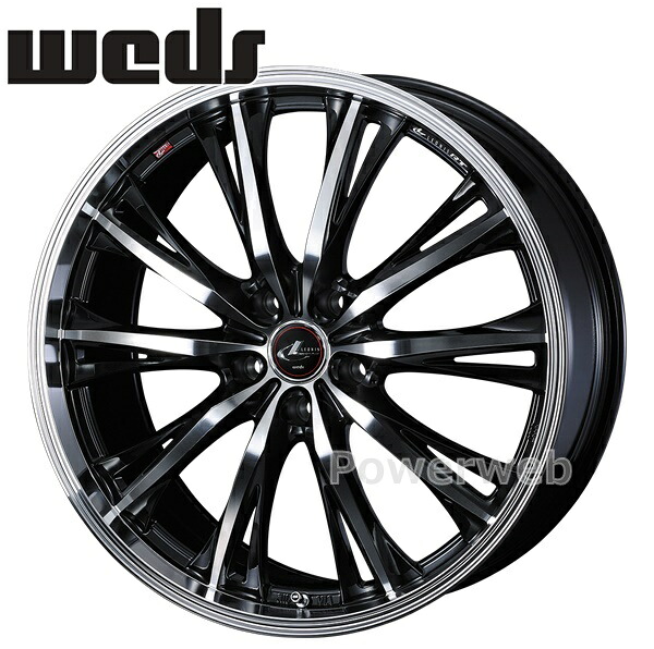 LEONIS RT (レオニス RT) 19インチ 8.0J PCD:114.3 穴数:5 inset:35 パールブラック/ミラーカット (PBMC) [ホイール4本セット] Weds｜PowerWeb