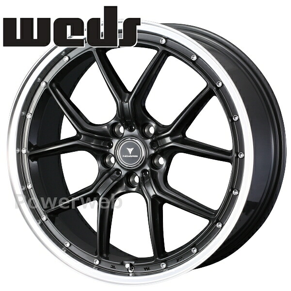 Weds NOVARIS ASSETE S1 18インチ 7.5J PCD:114.3 穴数:5 inset:38 ガンメタ/リムポリッシュ (GMT/P) ウェッズ ノヴァリス [ホイール4本セット]｜PowerWeb