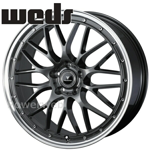 Weds NOVARIS ASSETE M1 18インチ 7.5J PCD:114.3 穴数:5 inset:53 ガンメタ/リムポリッシュ (GMT/P) ウェッズ ノヴァリス [ホイール4本セット]｜PowerWeb