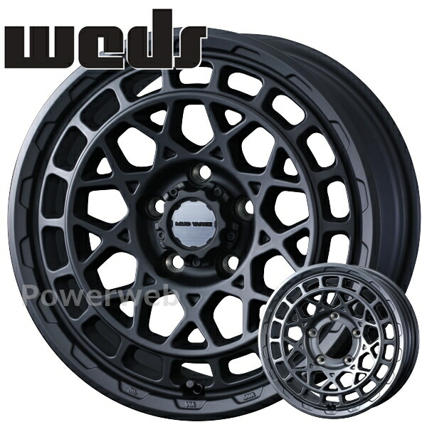 Weds MUD VANCE X TypeM 16インチ 6.0J PCD:139.7 穴数:5 inset:-5 フルマットブラック (FMBK) ウェッズ マッドヴァンス [ホイール1本]