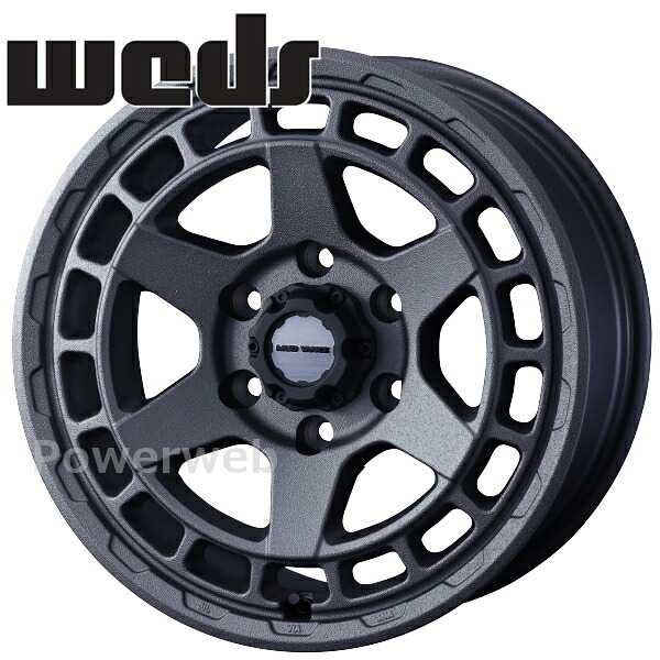 Weds MUD VANCE X TypeS 16インチ 6.5J PCD:139.7 穴数:6 inset:45 フリントグレイ (GRY) ウェッズ マッドヴァンス [ホイール4本セット]｜PowerWeb