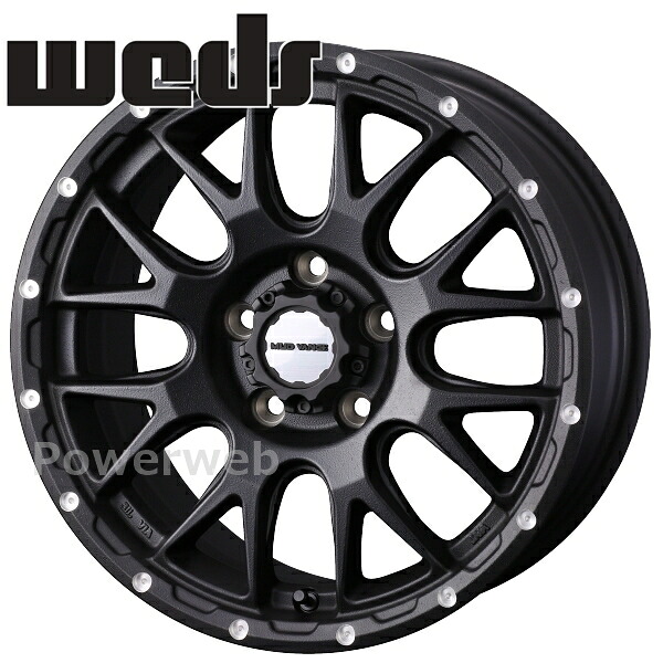 Weds MUD VANCE 08 17インチ 7.0J PCD:114.3 穴数:5 inset:38 フリントブラック (BLK) ウェッズ マッドヴァンス [ホイール1本] 19,579円