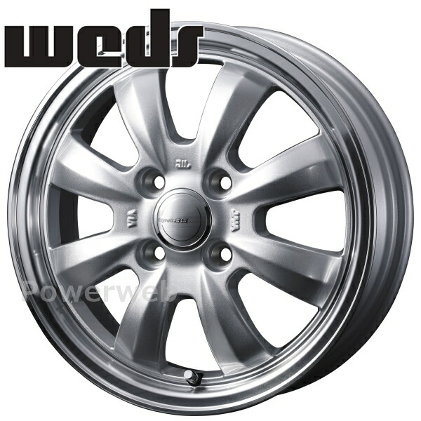楽天市場】Weds GYRAFT 9M 14インチ 4.5J PCD:100 穴数:4 inset
