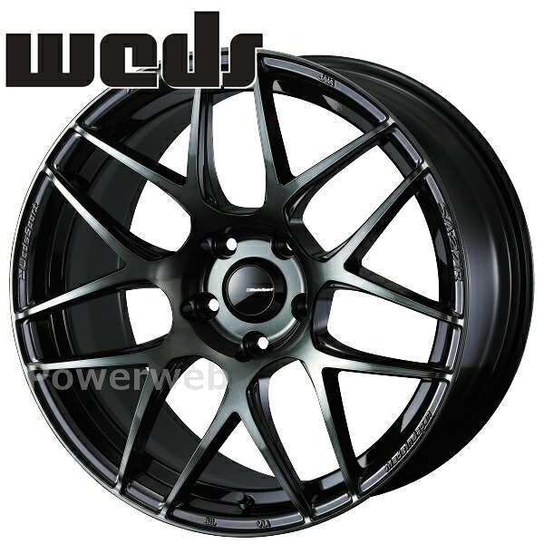 WedsSport SA-27R 17インチ 6.5J PCD:100 穴数:5 inset:42 ウォースブラッククリアー (WBC) ウェッズスポーツ [ホイール1本]