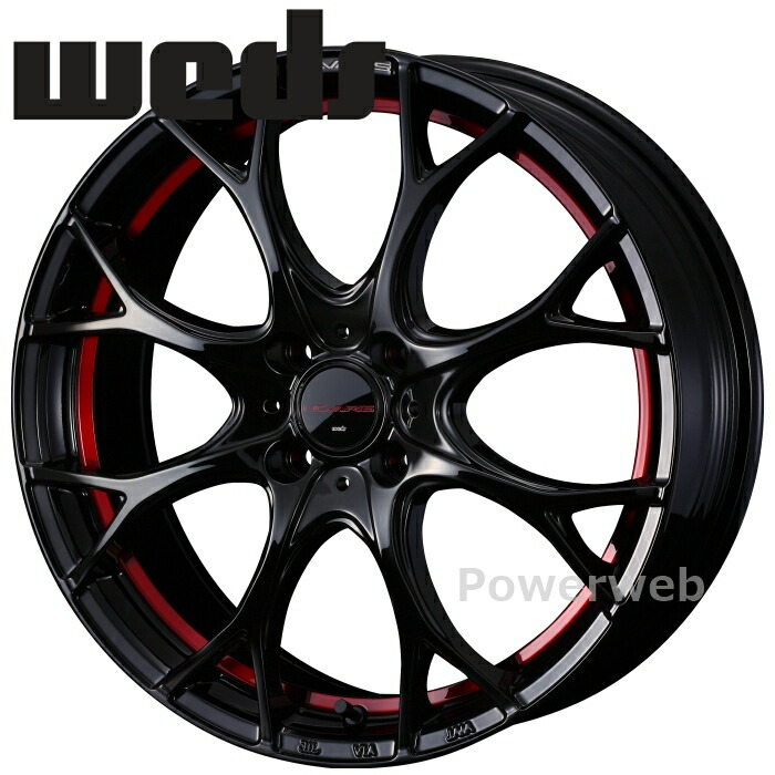 Weds NOVARIS ROHGUE UY 16インチ 6.0J PCD:100 穴数:4 inset:42 ピアノブラック/レッドライン (BK/RED) ウェッズ ノヴァリス ローグ UY [ホイール4本セット]｜PowerWeb