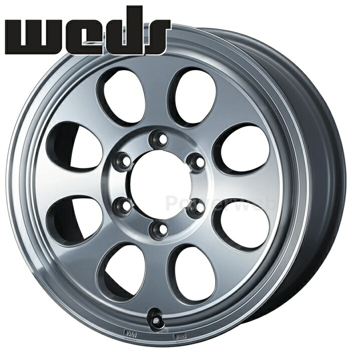 Weds JIMLINE TYPE2 18インチ 7.5J PCD:139.7 穴数:6 inset:62 ポリッシュ (ウェッズ ジムライン タイプ2) [ホイール4本セット]
