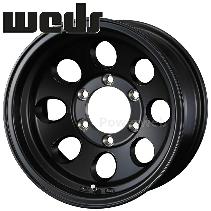 Weds JIMLINE TYPE2 15インチ 6.0J PCD:139.7 穴数:5 inset:0 マットブラック (ウェッズ ジムライン タイプ2) [ホイール1本]｜PowerWeb