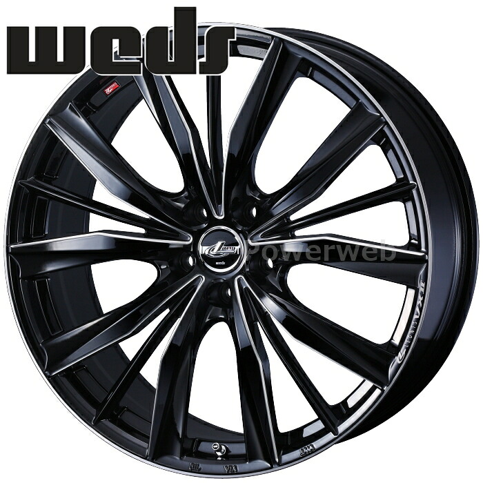 Weds LEONIS VXII 21インチ 7.5J PCD:114.3 穴数:5 inset:34 14R球面座 ブラックSCマシニング (BKSC) (ウェッズ レオニス VX2) [ホイール4本セット]｜PowerWeb