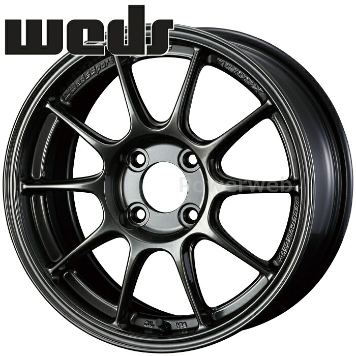 Weds WedsSport TC105X 16インチ 8.0J PCD:100 穴数:4 inset:35 EJ-チタン (EJ-TI) (ウェッズスポーツ) [ホイール4本セット]｜PowerWeb