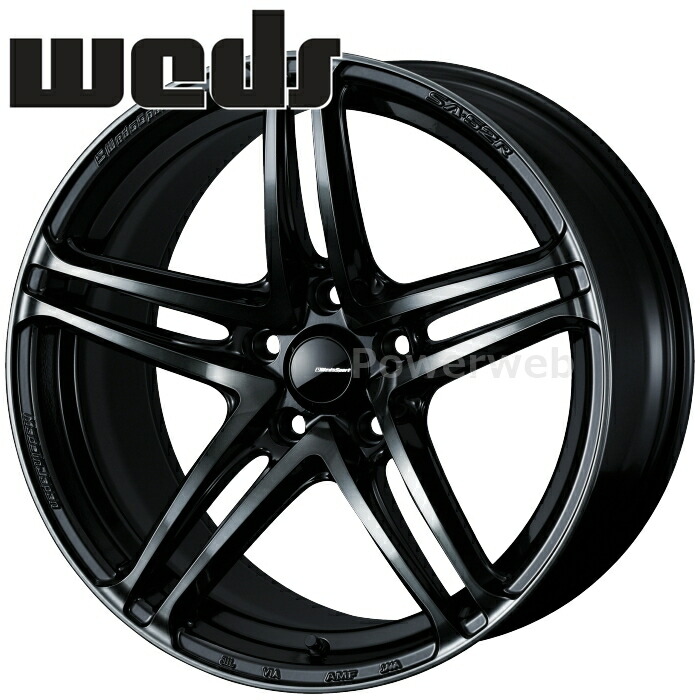 Weds WedsSport SA-52R 18インチ 9.0J PCD:114.3 穴数:5 inset:25 ウォースブラッククリアー (WBC) (ウェッズスポーツ SA52R) [ホイール4本セット]｜PowerWeb