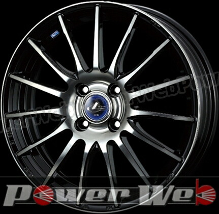 LEONIS NAVIA 05 (レオニス ナヴィア05) 15インチ 4.5J PCD:100 穴数:4 inset:45 ブラック/ミラーカットブラッククリアー Weds [ホイール単品4本セット]｜PowerWeb